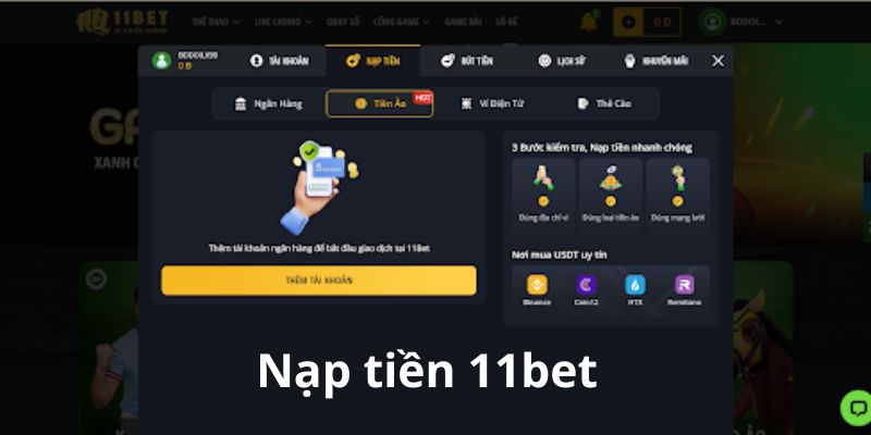 Thực hiện nạp tiền thủ công tại 188BET không có gì khó khăn